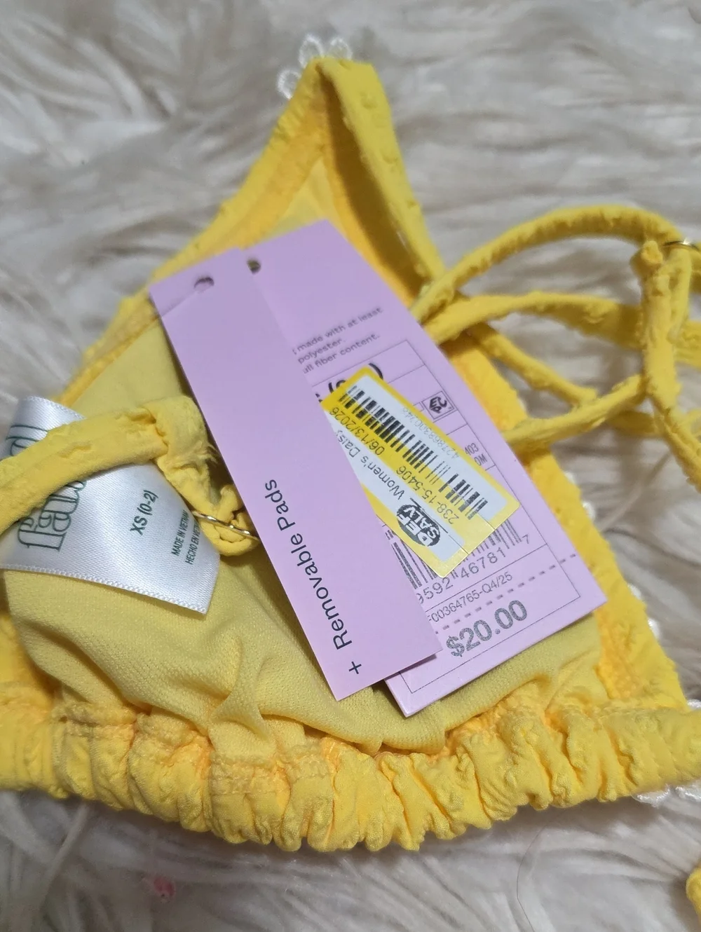 NWT Wild Fable Seersucker Daisy Bikini Set- XS Or 0/2.